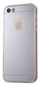 FORCELL MIRROR BACK COVER CASE FOR APPLE IPHONE 5/5S/5SE SILVER