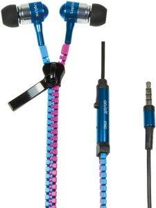 LOGILINK HS0024 ZIPPER STEREO IN-EAR HEADSET PINK/BLUE