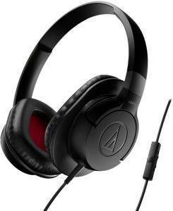 AUDIO TECHNICA ATH-AX1IS SONICFUEL OVER-EAR HEADPHONES FOR SMARTPHONES BLACK