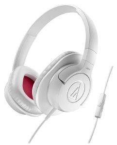 AUDIO TECHNICA ATH-AX1IS SONICFUEL OVER-EAR HEADPHONES FOR SMARTPHONES WHITE