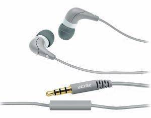 ACME HE15G GROOVY IN-EAR HEADPHONES WITH MIC GREY