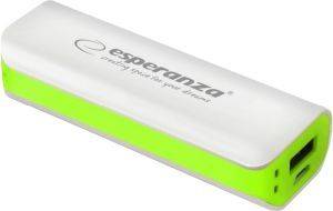 ESPERANZA EMP103WG POWER BANK JOULE 2200MAH WHITE/GREEN