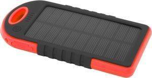 ESPERANZA EMP109KR SOLAR POWER BANK SUN 5200MAH BLACK/RED