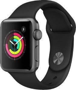 APPLE WATCH 3 GPS 38MM SPACE GREY WITH GRAY SPORT BAND