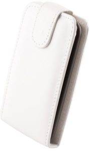 LEATHER CASE FOR HTC ONE WHITE