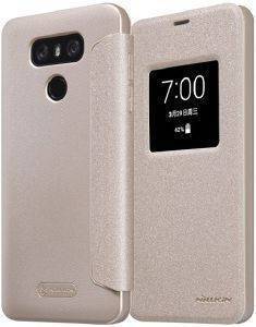 NILLKIN SPARKLE FLIP CASE FOR LG G6 GOLD