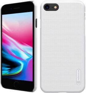 NILLKIN SUPER FROSTED SHIELD BACK COVER CASE FOR APPLE IPHONE 8 WHITE