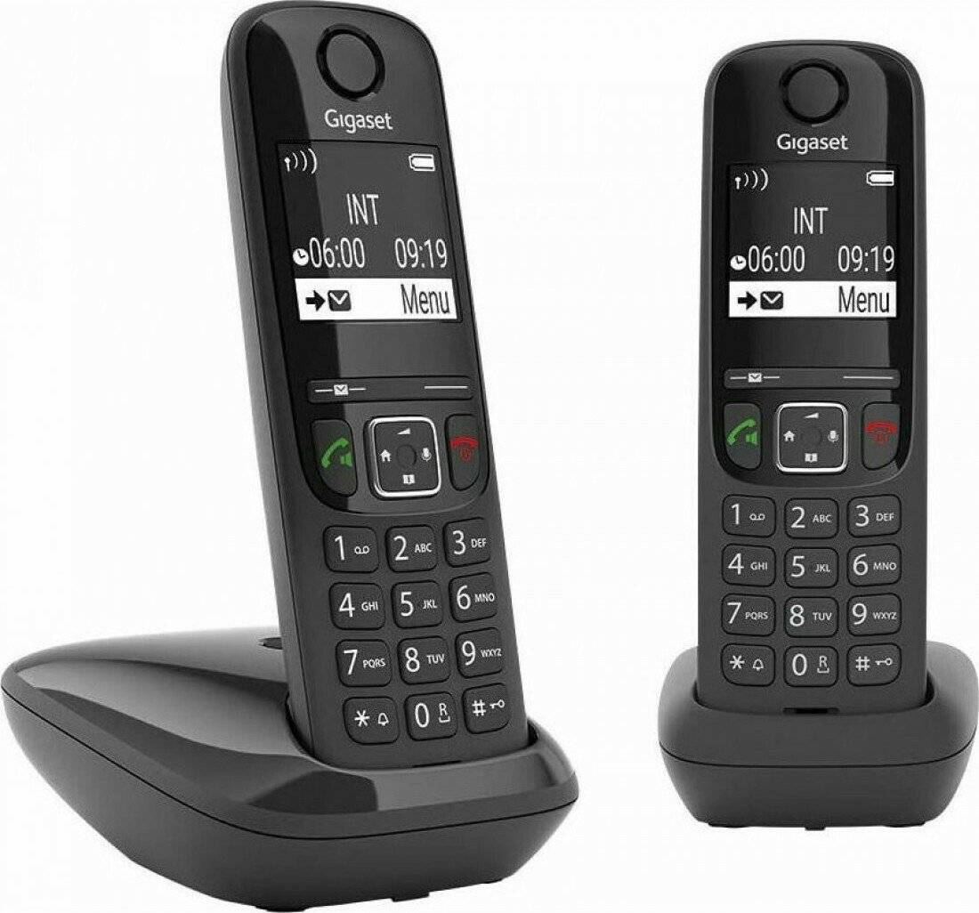 ΑΣΥΡΜΑΤΟ ΤΗΛΕΦΩΝΟ GIGASET AS690 DUO BLACK EU GIGASET
