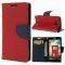 MERCURY FANCY DIARY CASE FOR LG G3 RED/NAVY BLUE
