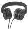 QOLTEC 50810 OVER-EAR HEADPHONES WITH MICROPHONE BLACK