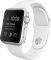 APPLE WATCH SPORT 38MM SILVER ALUMINUM CASE WITH WHITE SPORT BAND