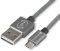 4SMARTS RAPIDCORD FLIPPLUG MICRO-USB DATA CABLE 1M GREY