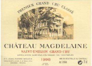  CHATEAU MAGDELAINE 1ER GRAND CRU CLASSE B 2004  750 ML