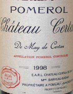  CHATEAU CERTAN DE MAY 2002  750 ML