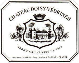  CHATEAU DOISY VEDRINES 2EME CRU CLASSE 1995  750 ML