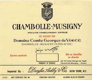  CHAMBOLLE-MUSIGNY 2005  750 ML