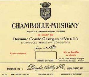  CHAMBOLLE-MUSIGNY 2004  750 ML