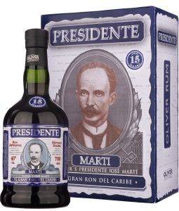 RUM OLIVER PRESIDENTE MARTI 15  700 ML