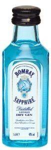 GIN BOMBAY SAPPHIRE (GLASS) 50 ML