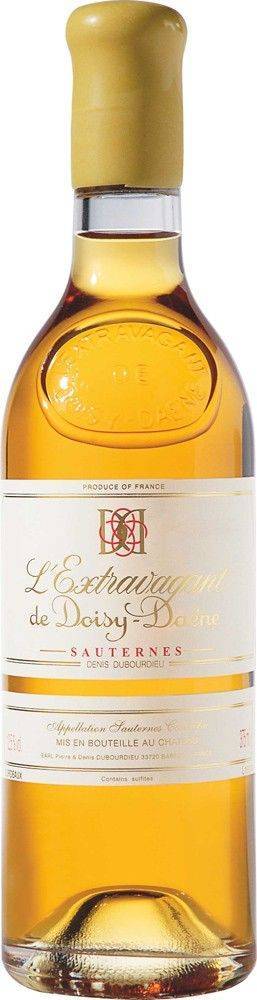 ΚΡΑΣΙ L&amp;#039; EXTRAVAGANCE DU CHATEAU DOISY DAENE 2003 ΛΕΥΚΟ 375 ML