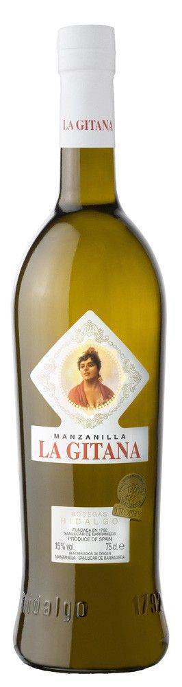 SHERRY MANZANILLA LA GITANA ΞΗΡΟ 500 ML BODEGAS HIDALGO