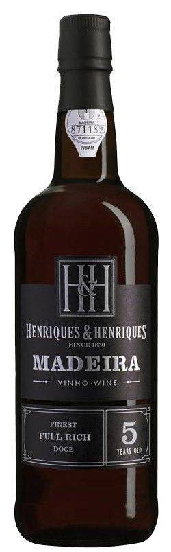MADEIRA HENRIQUES AND HENRIQUES FINEST FULL RICH 5 YEARS OLD (ΓΛΥΚΟ) 750 ML HENRIQUES AND HENRIQUES