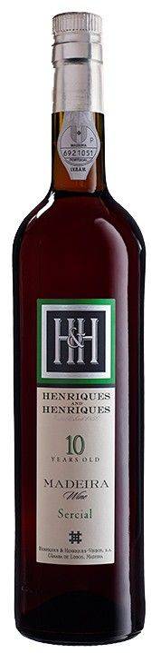 MADEIRA HENRIQUES AND HENRIQUES SERCIAL 10 YEARS OLD (ΣΧΕΔΟΝ ΞΗΡΟ) 500 ML