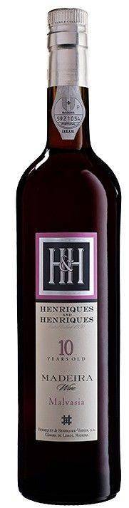 MADEIRA HENRIQUES AND HENRIQUES ΜΑΛΒΑΖΙΑ (MALMSEY) 10 YEARS OLD (ΓΛΥΚΟ) 500 ML HENRIQUES AND HENRIQUES