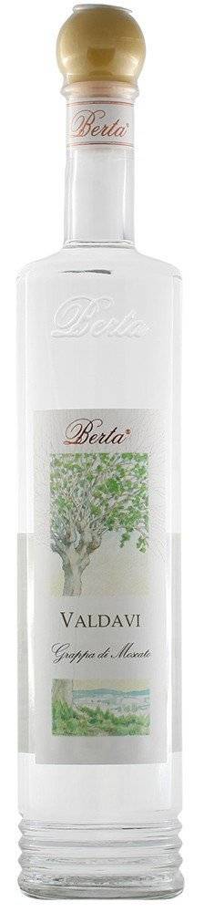 BERTA GRAPPA VALDAVI (MOSCATO) 40% A.B.V. 700 ML