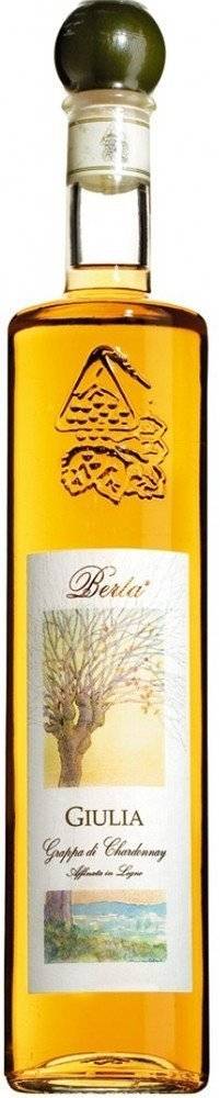 GRAPPA GUILIA (CHARDONNAY BARRIQUE) 40% A.B.V. 700 ML BERTA