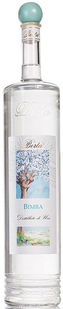GRAPPA BIMBA (UVA - MALVASIA - BRACHETTO) 40% A.B.V. 700 ML