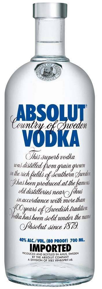 ABSOLUT ΒΟΤΚΑ ABSOLUT 700 ML