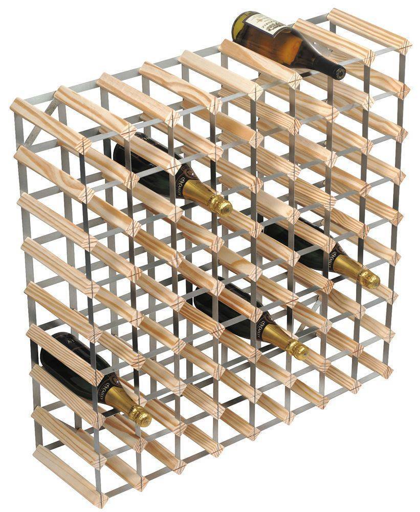 ΡΑΦΙΕΡΑ ΚΡΑΣΙΩΝ TRADITIONAL WINE RACK CO 72 ΦΙΑΛΩΝ TRADITIONAL WINE RACK CO