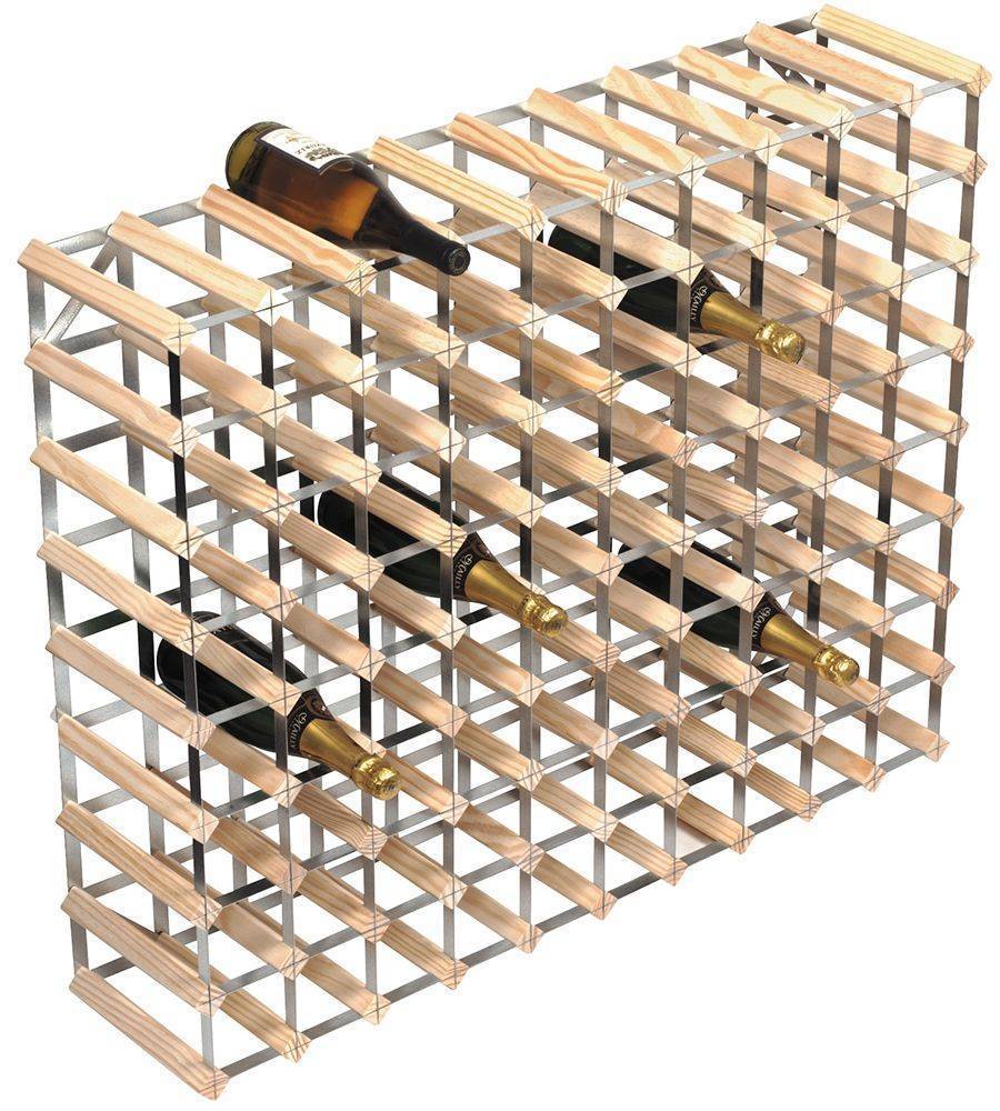 ΡΑΦΙΕΡΑ ΚΡΑΣΙΩΝ TRADITIONAL WINE RACK CO 90 ΦΙΑΛΩΝ TRADITIONAL WINE RACK CO