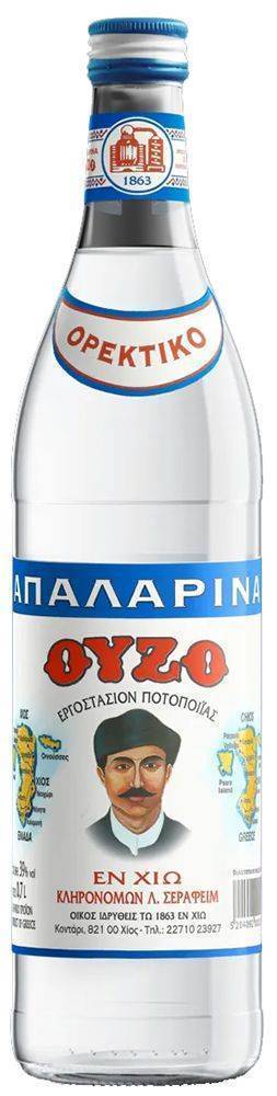 ΟΥΖΟ AΠΑΛΑΡΙΝΑ 700ML