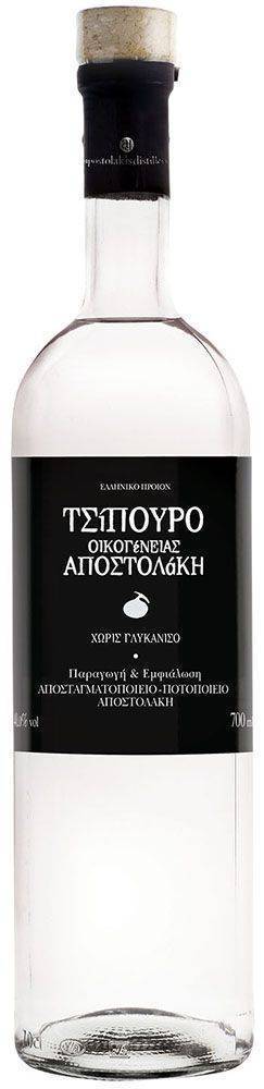 ΤΣΙΠΟΥΡΟ ΑΠΟΣΤΟΛΑΚΗ ΧΩΡΙΣ ΓΛΥΚΑΝΙΣΟ 700ML