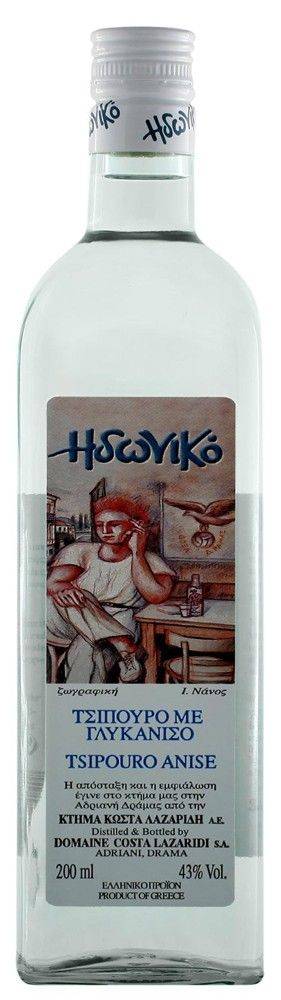 ΤΣΙΠΟΥΡΟ ΗΔΩΝΙΚΟ ΜΕ ΓΛΥΚΑΝΙΣΟ ΚΤΗΜΑ ΚΩΣΤΑ ΛΑΖΑΡΙΔΗ 50 ML ΚΤΗΜΑ ΚΩΣΤΑ ΛΑΖΑΡΙΔΗ