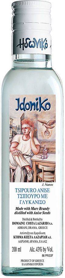 ΚΤΗΜΑ ΚΩΣΤΑ ΛΑΖΑΡΙΔΗ ΤΣΙΠΟΥΡΟ ΗΔΩΝΙΚΟ ΜΕ ΓΛΥΚΑΝΙΣΟ ΚΤΗΜΑ ΚΩΣΤΑ ΛΑΖΑΡΙΔΗ 200 ML