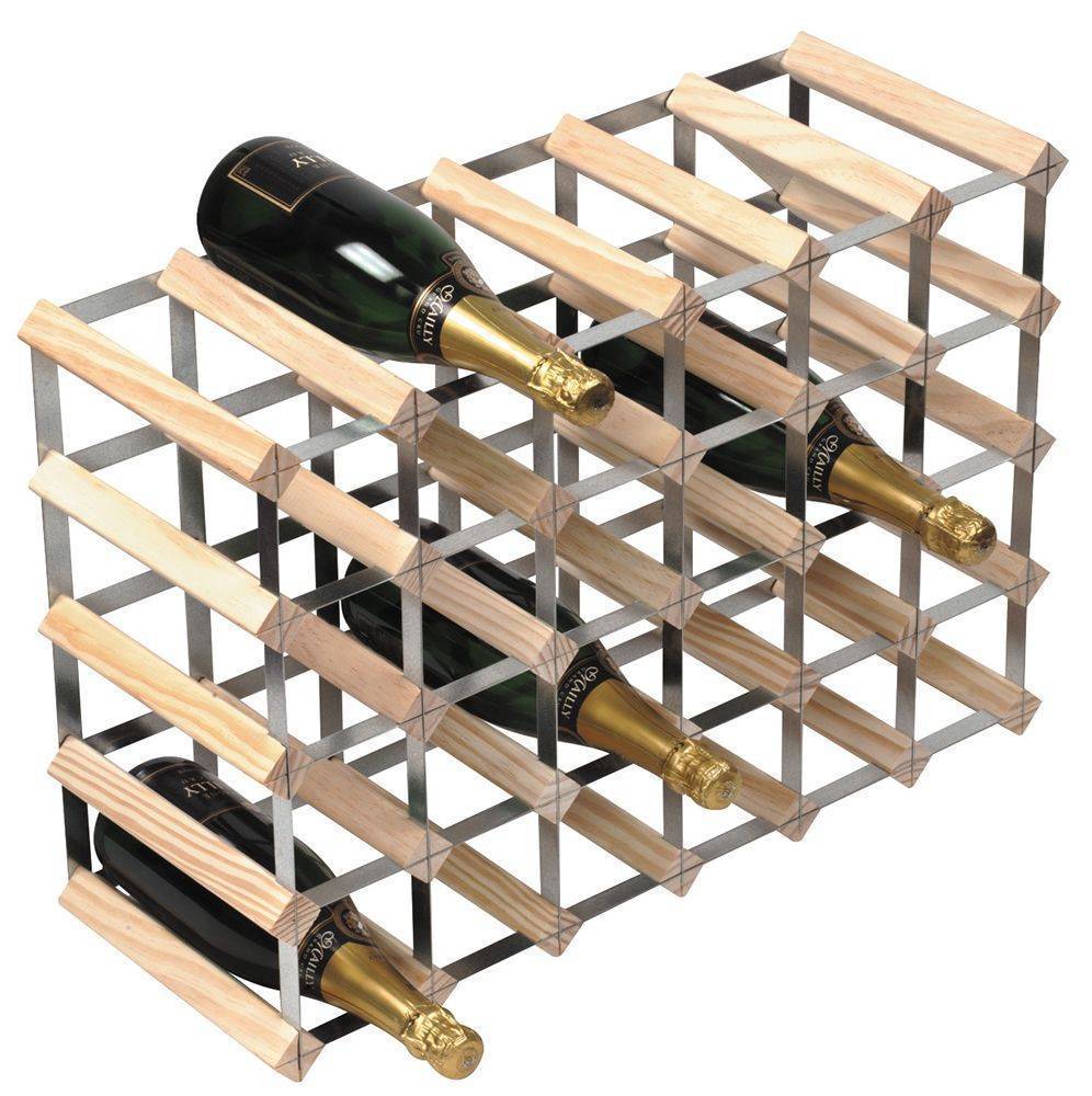 ΡΑΦΙΕΡΑ ΚΡΑΣΙΩΝ TRADITIONAL WINE RACK CO 30 ΦΙΑΛΩΝ