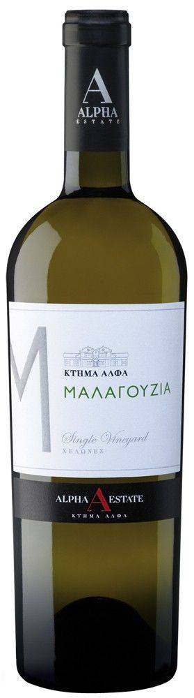 ΚΡΑΣΙ ΚΤΗΜΑ ΑΛΦΑ ΜΑΛΑΓΟΥΖΙΑ SINGLE VINEYARD 2023 ΛΕΥΚΟ 750 ML ΚΤΗΜΑ ΑΛΦΑ