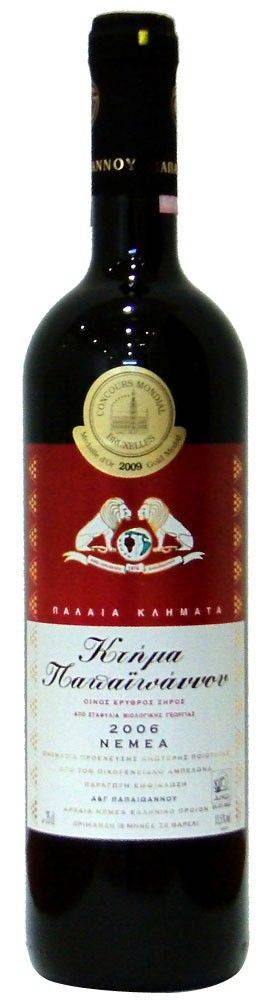 ΚΡΑΣΙ ΝΕΜΕΑ ΠΑΛΑΙΑ ΚΛΗΜΑΤΑ ΚΤΗΜΑ ΠΑΠΑΪΩΑΝΝΟΥ 2020 ΕΡΥΘΡΟ 750 ML