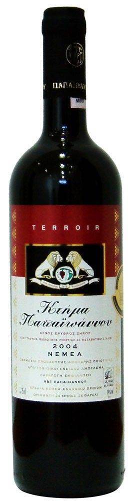 ΚΡΑΣΙ TERROIR ΚΤΗΜΑ ΠΑΠΑΪΩΑΝΝΟΥ 2004 ΕΡΥΘΡΟ 750ML ΚΤΗΜΑ ΠΑΠΑΙΩΑΝΝΟΥ