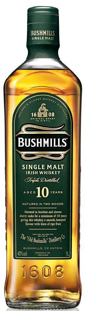 ΟΥΙΣΚΙ BUSHMILLS SINGLE MALT 10 ΕΤΩΝ 700 ML BUSHMILLS