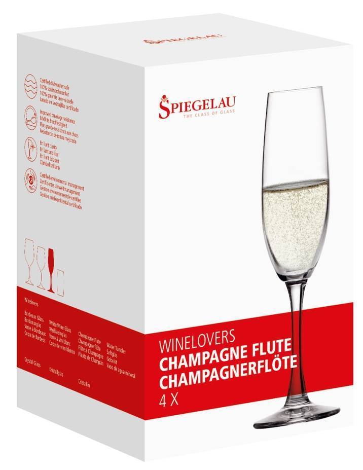 SPIEGELAU ΣΕΤ 4 ΚΡΥΣΤΑΛΛΙΝΑ ΠΟΤΗΡΙΑ ΑΦΡΩΔΩΝ ΟΙΝΩΝ SPIEGELAU WINE LOVERS 190ML (4090187)