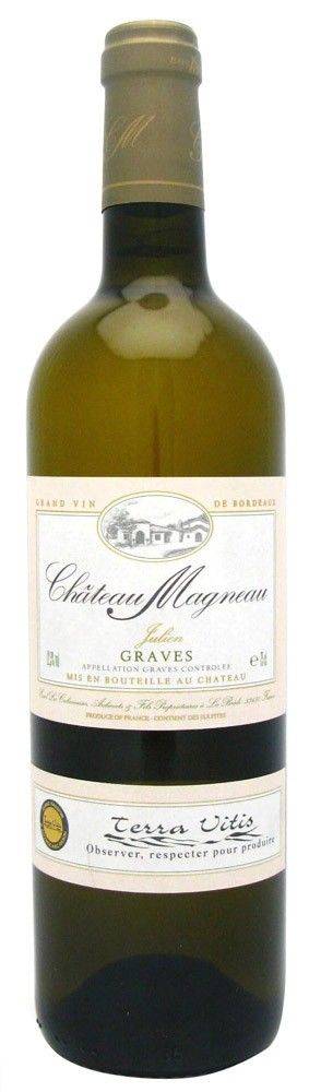 ΚΡΑΣΙ CHATEAU MAGNEAU BLANC CUVEE JULIEN 2019 ΛΕΥΚΟ 750 ML CHATEAU MAGNEAU