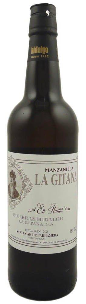 BODEGAS HIDALGO SHERRY MANZANILLA LA GITANA BODEGAS HIDALGO EN RAMA ΞΗΡΟ 750ML