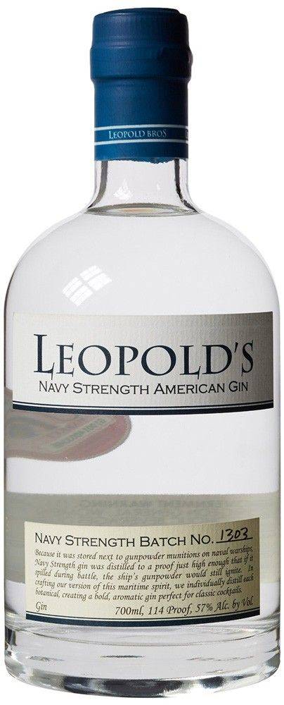 GIN LEOPOLD&amp;#039;S NAVY STRENGTH 700 ML