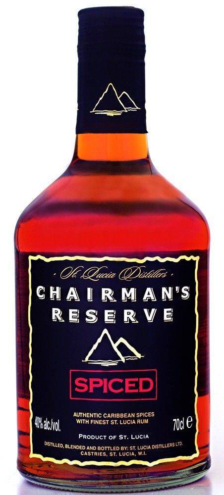 RUM ST. LUCIA CHAIRMAN'S RESERVE SPICED 700ML CHAIRMANS RESERVE