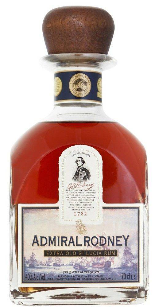 RUM ST. LUCIA CHAIRMAN'S ADMIRAL RODNEY 700 ML ADMIRAL RODNEY