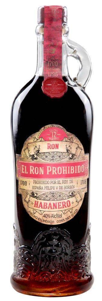 RUM EL RON PROHIBIDO 12 ΕΤΩΝ HABANERO 700 ML EL RON PROHIBIDO